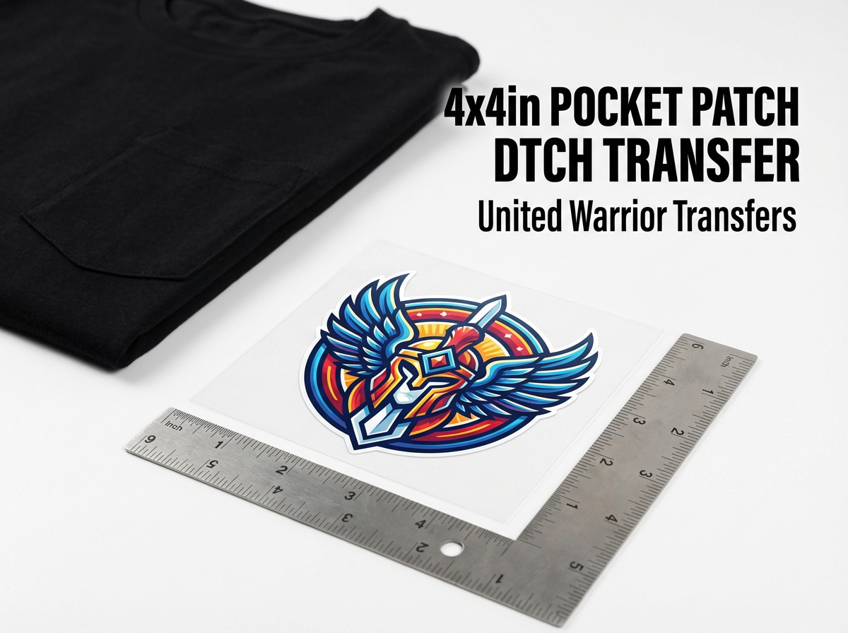 Custom DTF Transfer 4x4in SM Left Chest